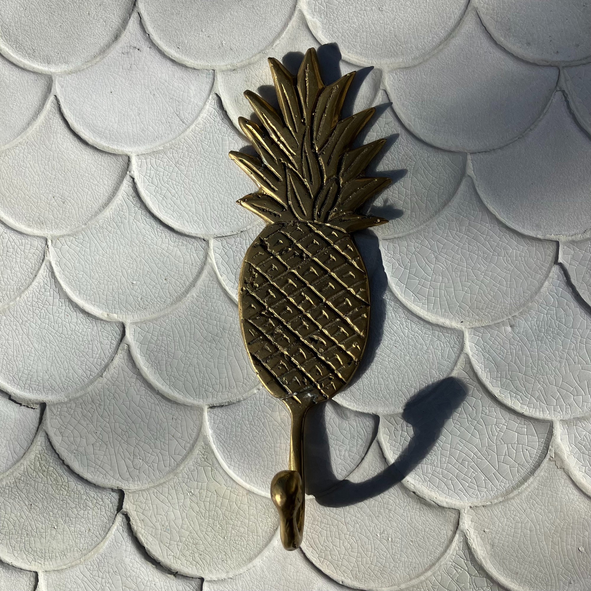 Brass Hook Pineapple