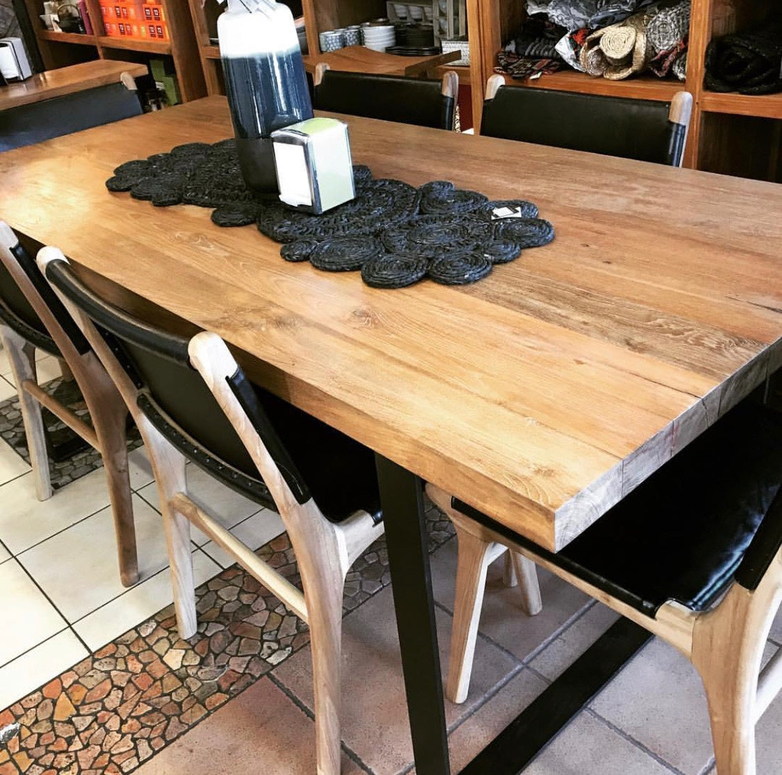 Dining Table Recycled Wood 220x100x5cm