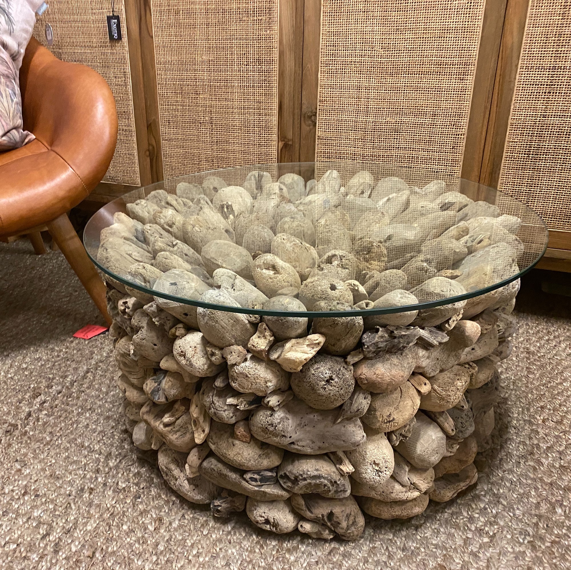 Coffee Table Driftwood Round