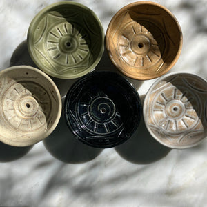 Incense Holder Ceramic Round