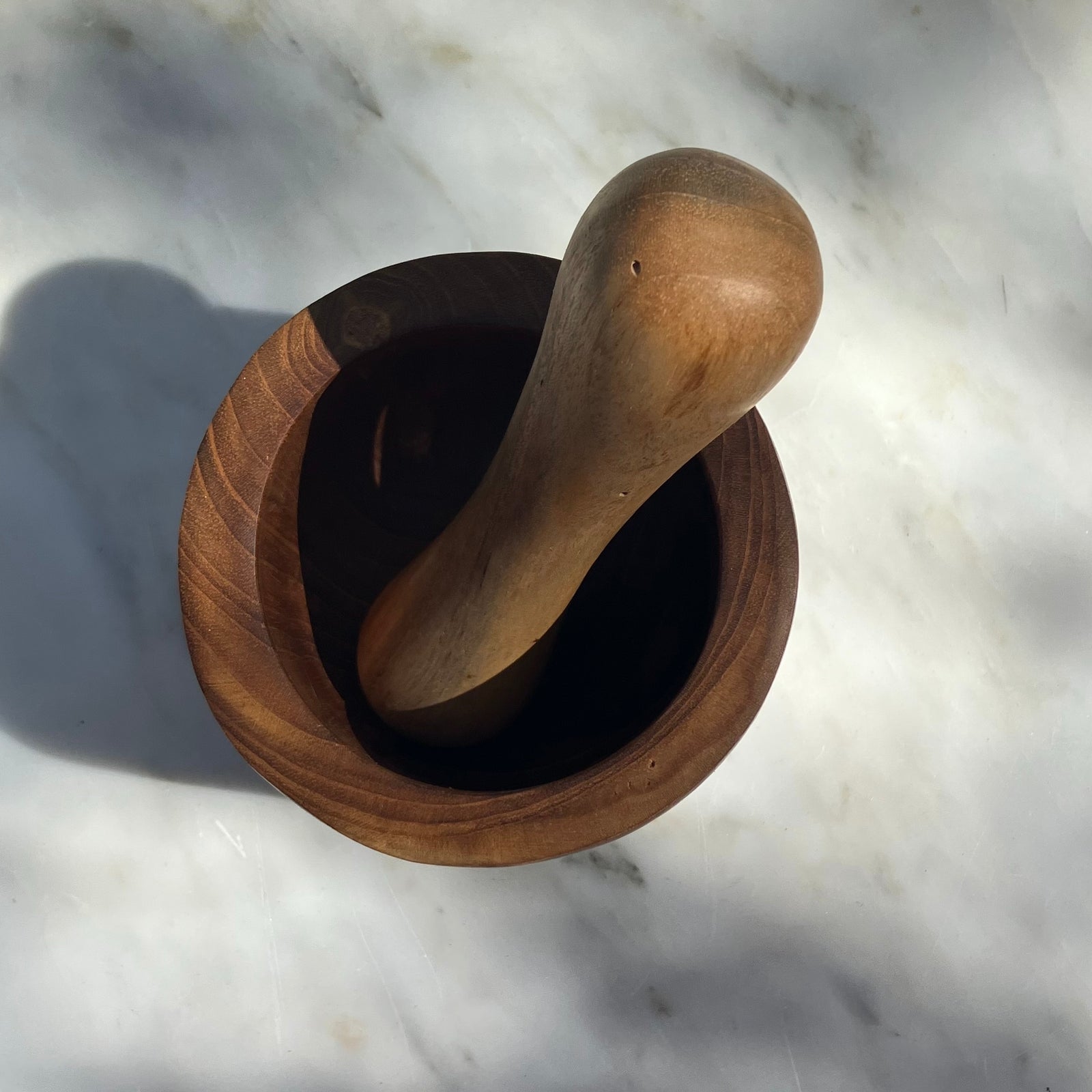 Mortar Pestle Teakwood