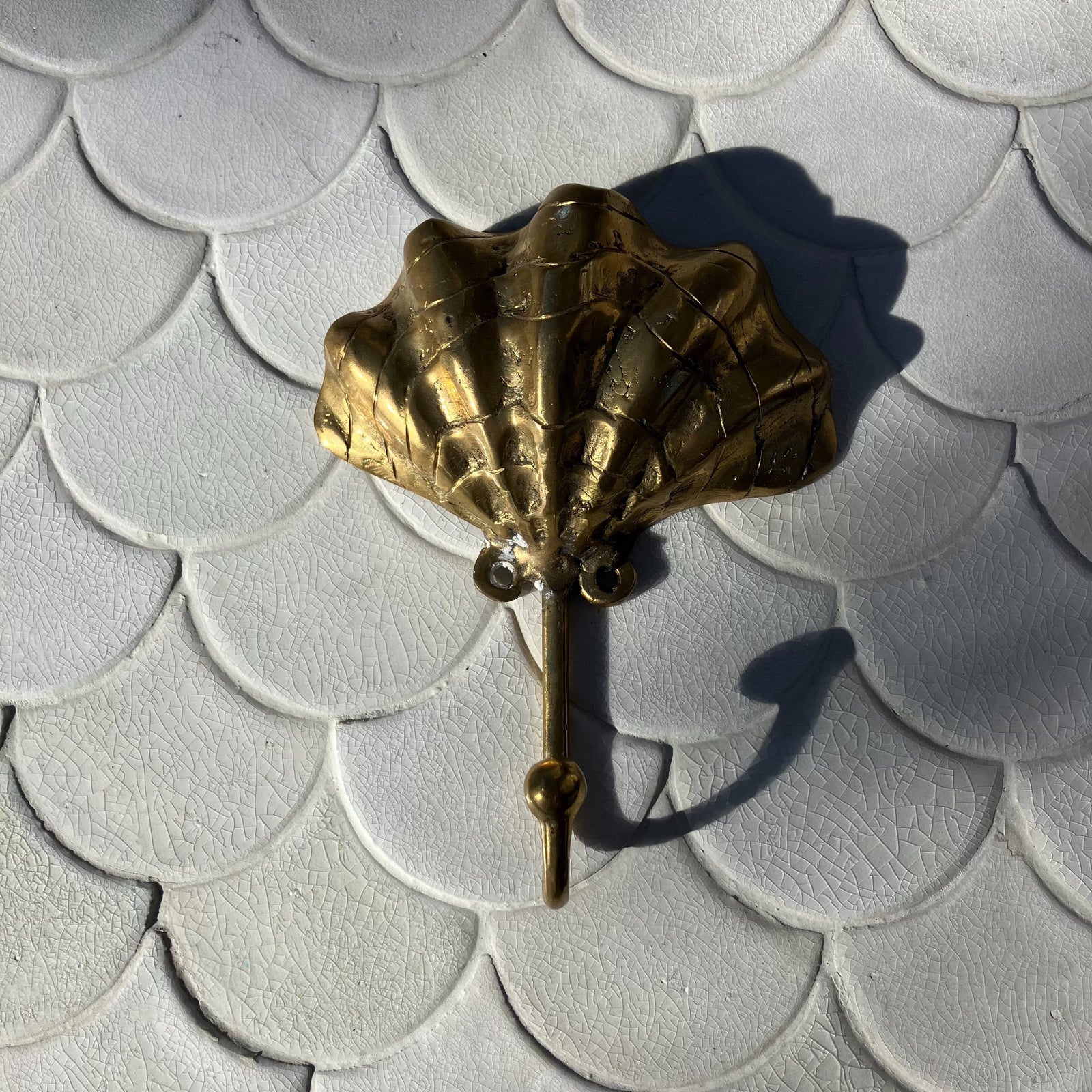 Brass Clam Shell Hook
