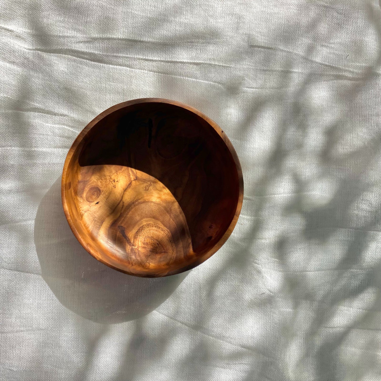 Bowl Teakwood Straight Edge