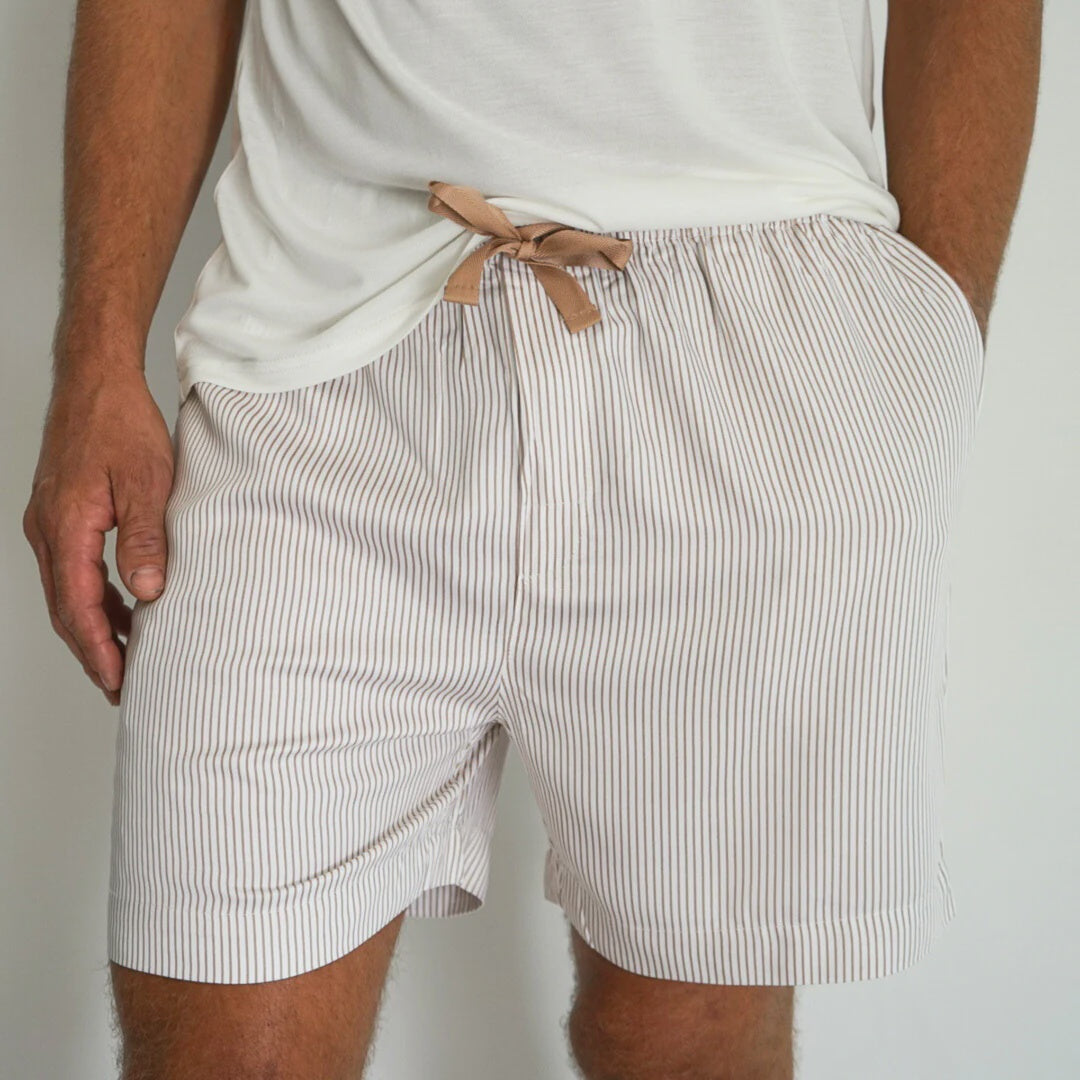 Men's Shorts Felix Mocha Stripe