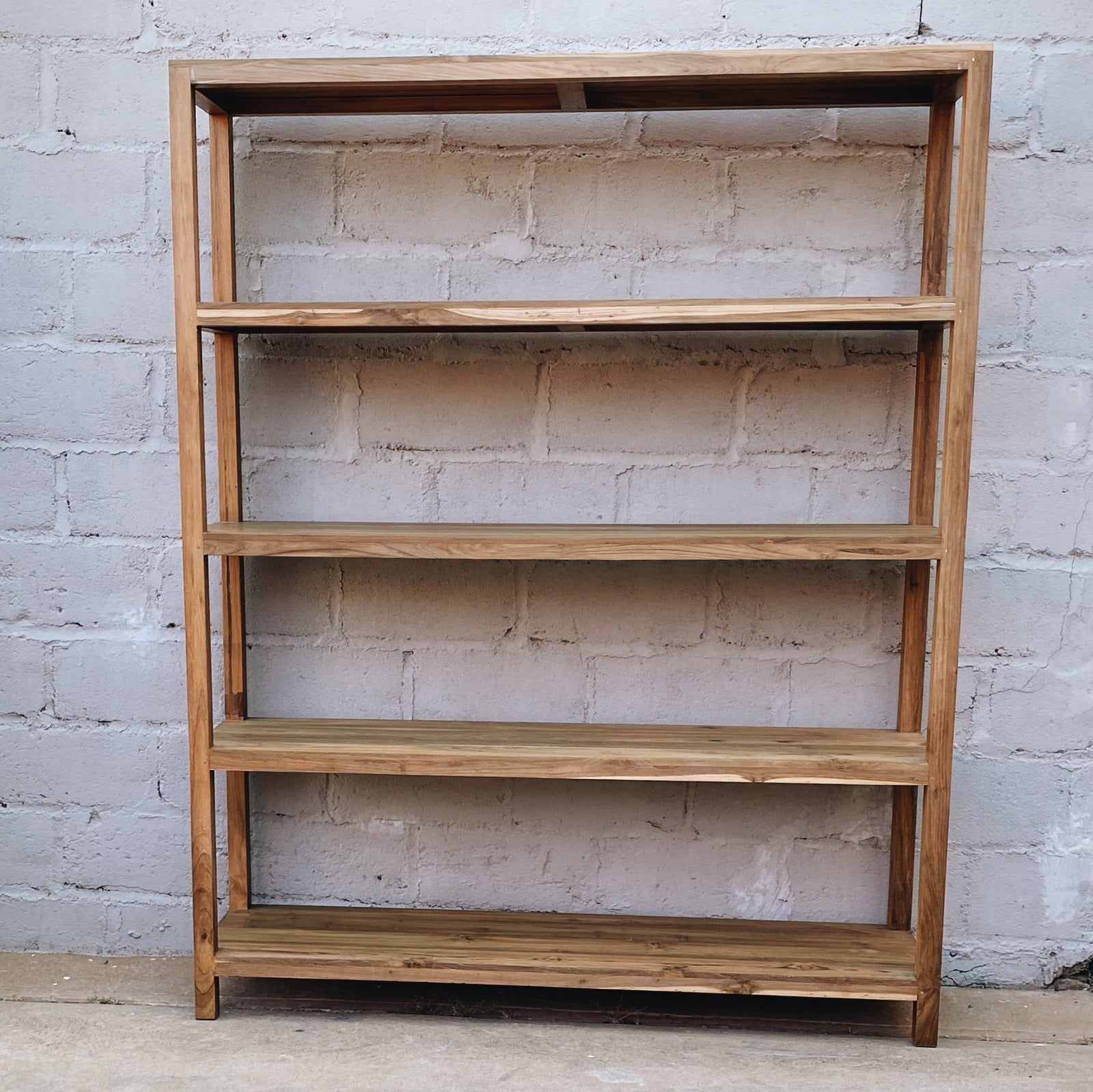 Bookcase 5 shelf Recycled Teakwood
