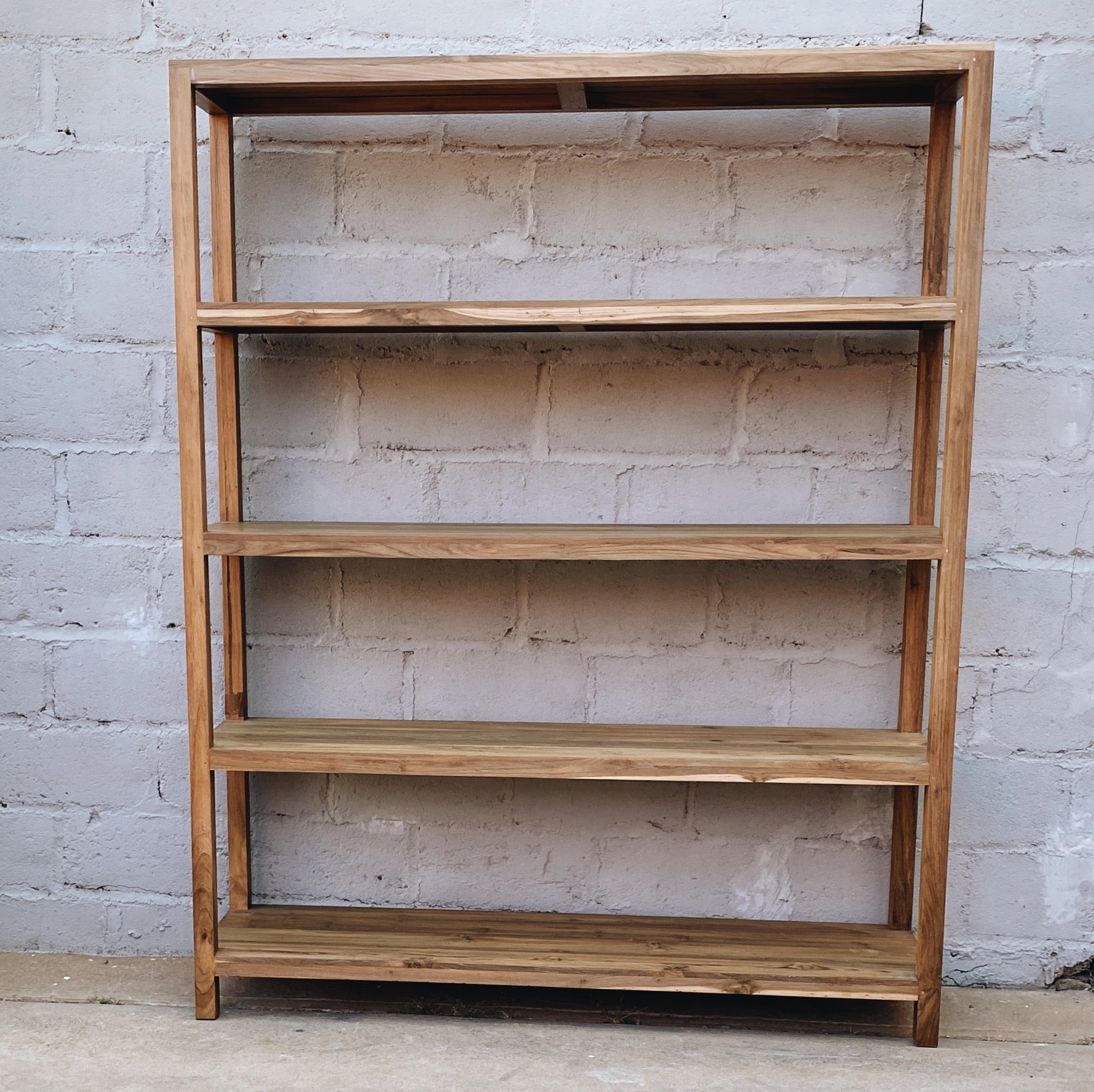 Bookcase 5 shelf Recycled Teakwood