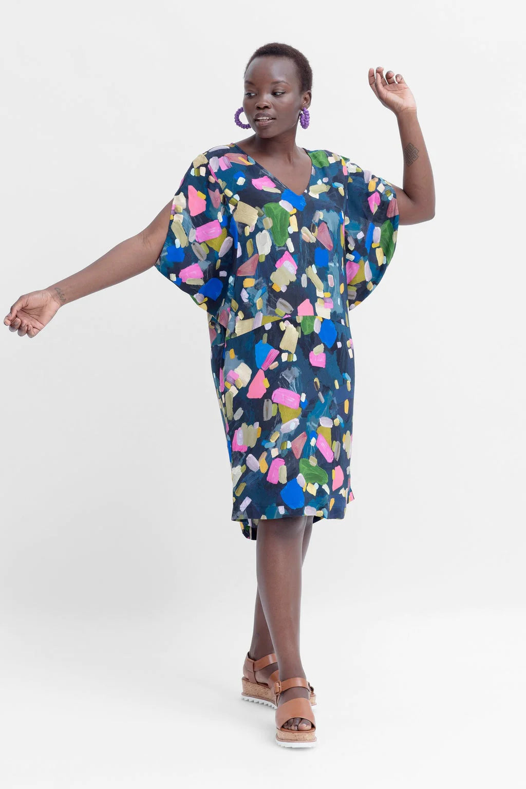 Dress Almina Confetti Print