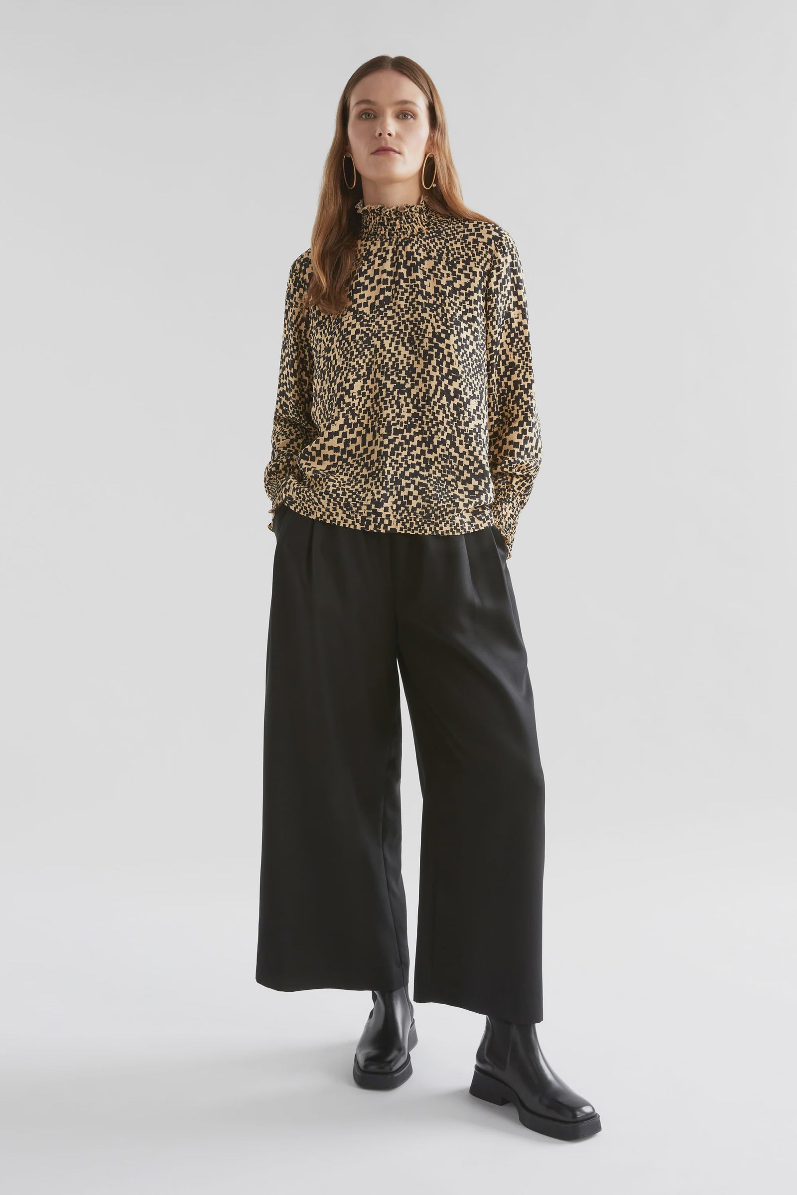 Turtleneck Veda Beige Sinda Print