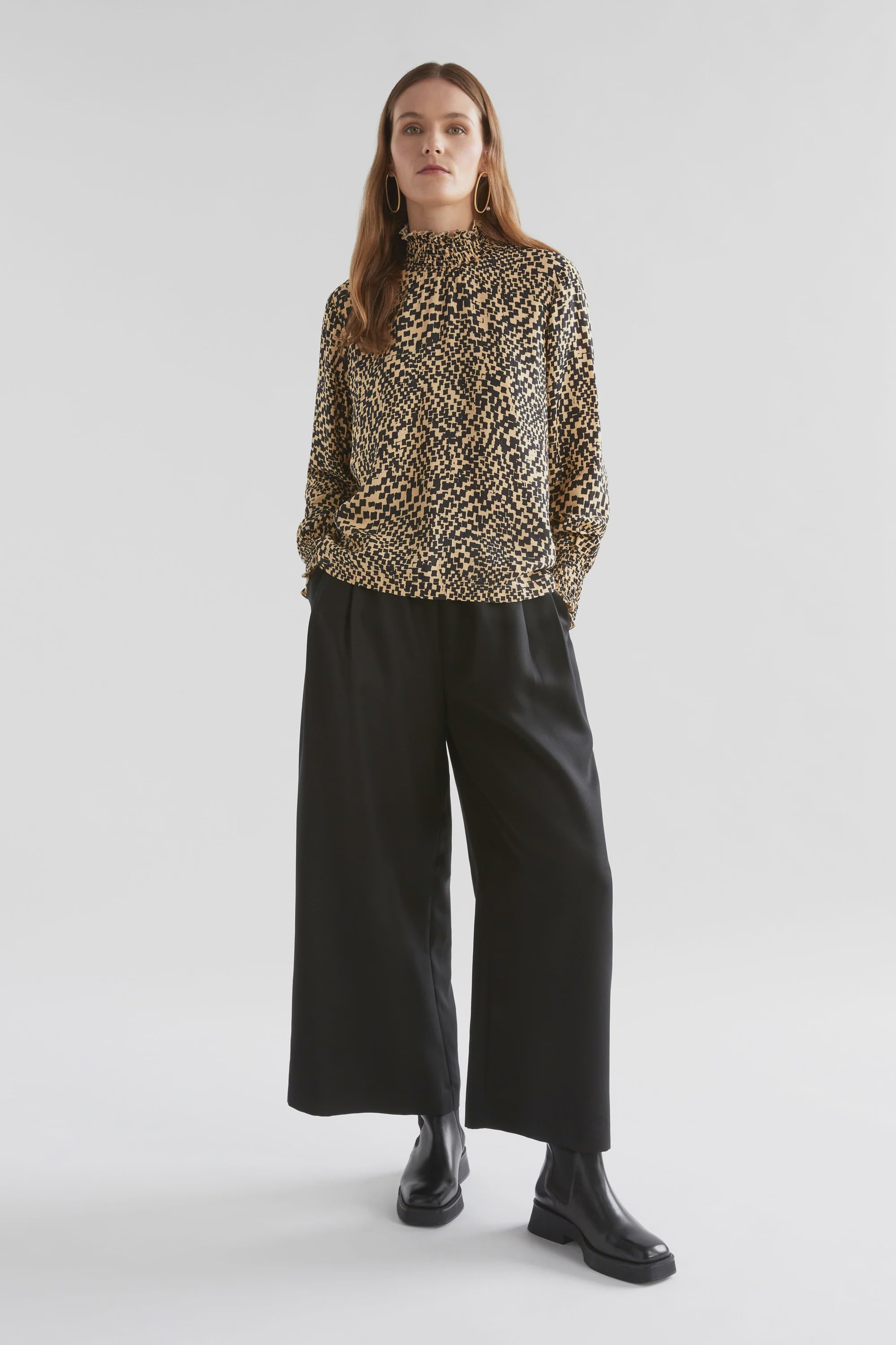 Turtleneck Veda Beige Sinda Print