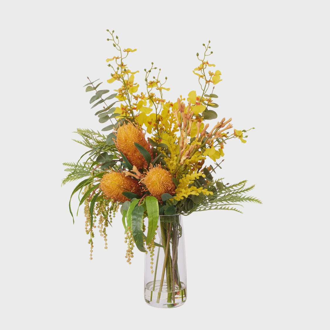 Banksia Wattle Mix Vase