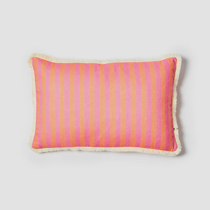 Cushion Thin Stripe Pink 60x40cm