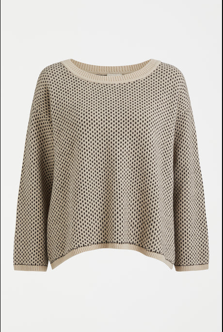 Bis Sweater Fawn/Loden