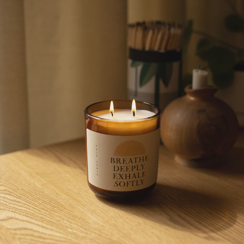 Candle Breathe Deeply