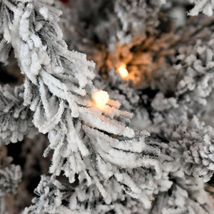 Christmas Tree Flocked Pine Snow 215cm