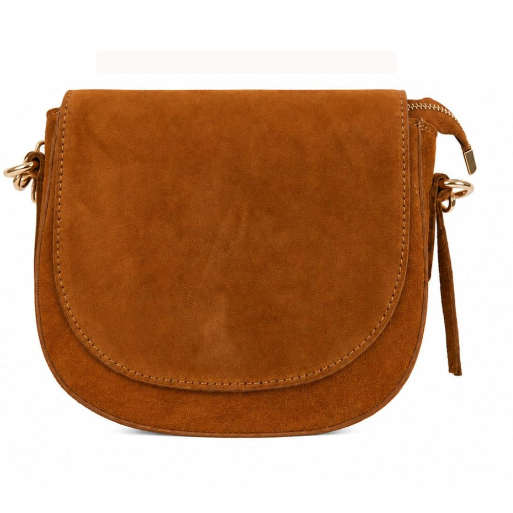 Gabrielle Suede Bag Camel
