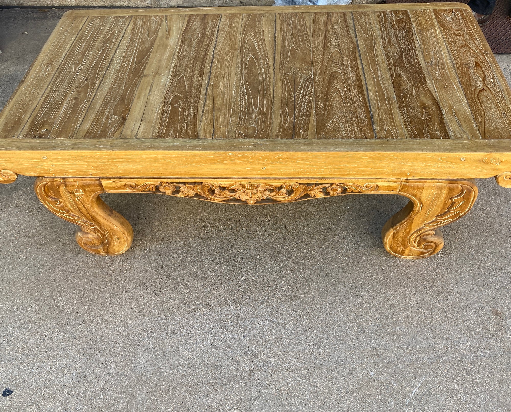 Coffee Table Amarni Carved Was $995