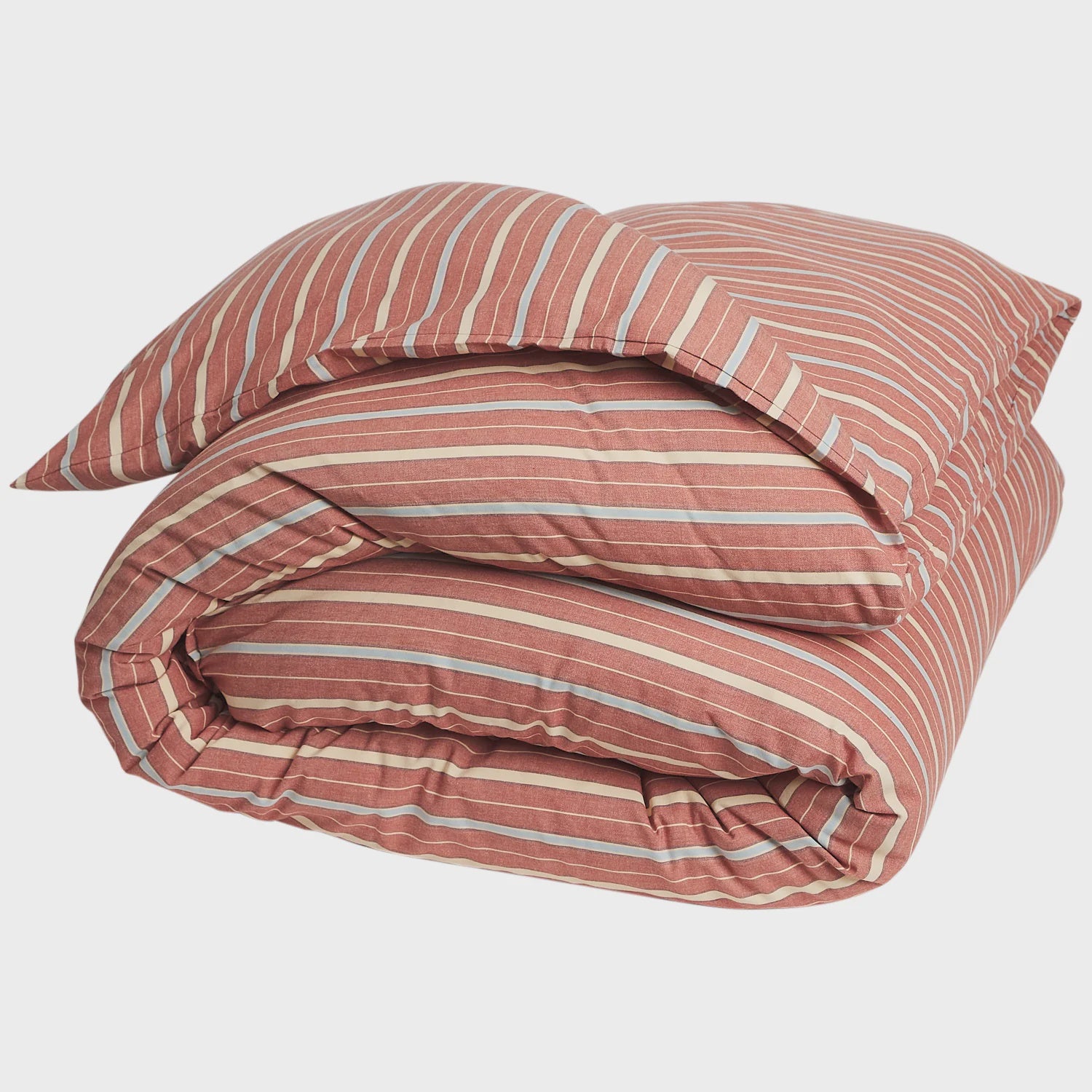 Leon Quilt Cover Burnt Sienna