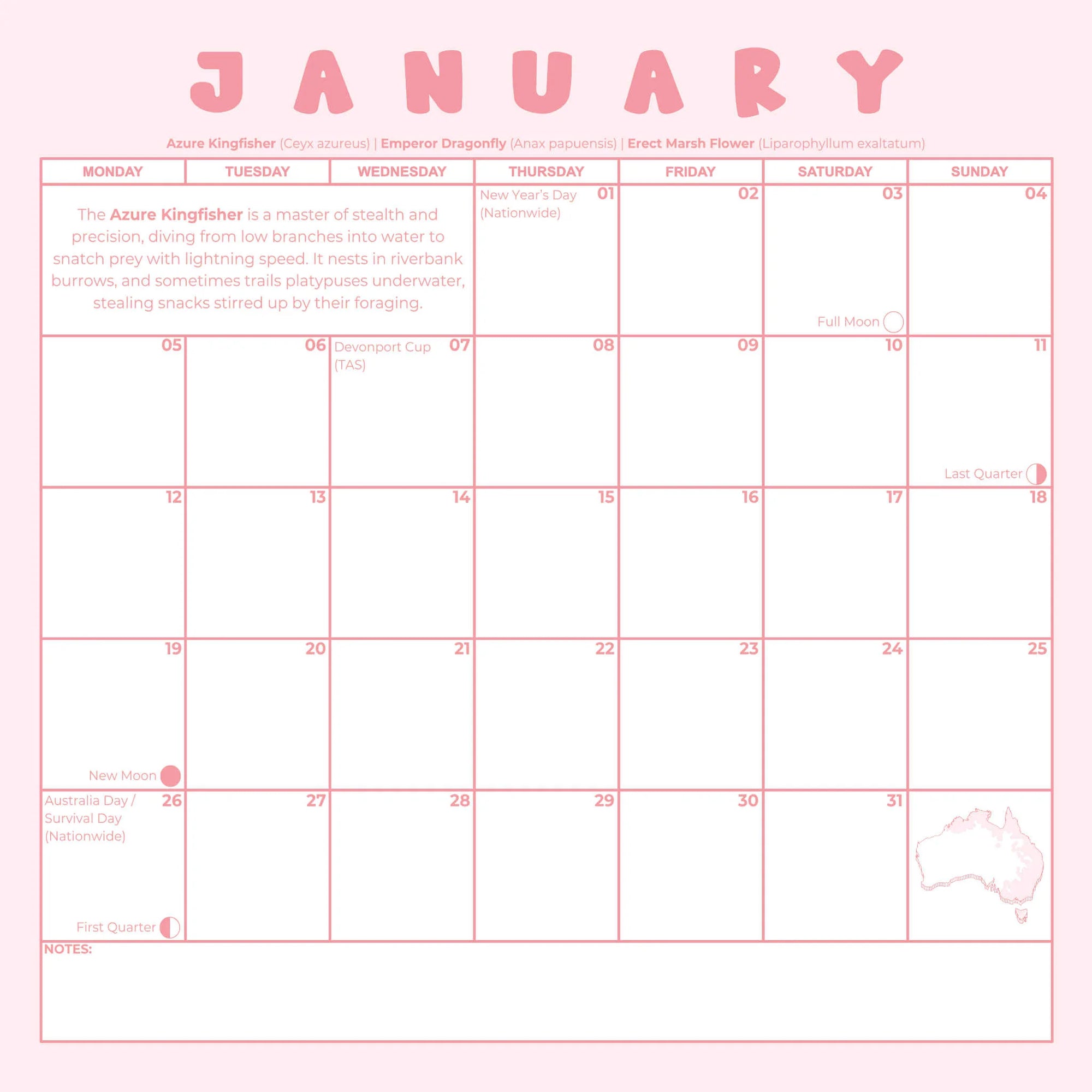 Calendar 2026 MR Gunner Art