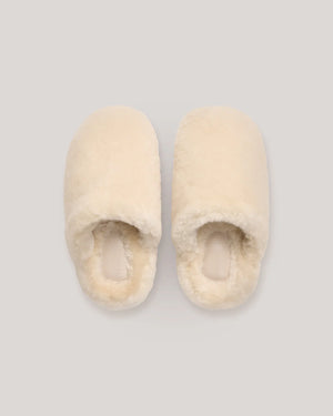 Sheepskin Slippers Cream