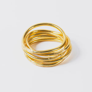 Buddhist Bangle Gold