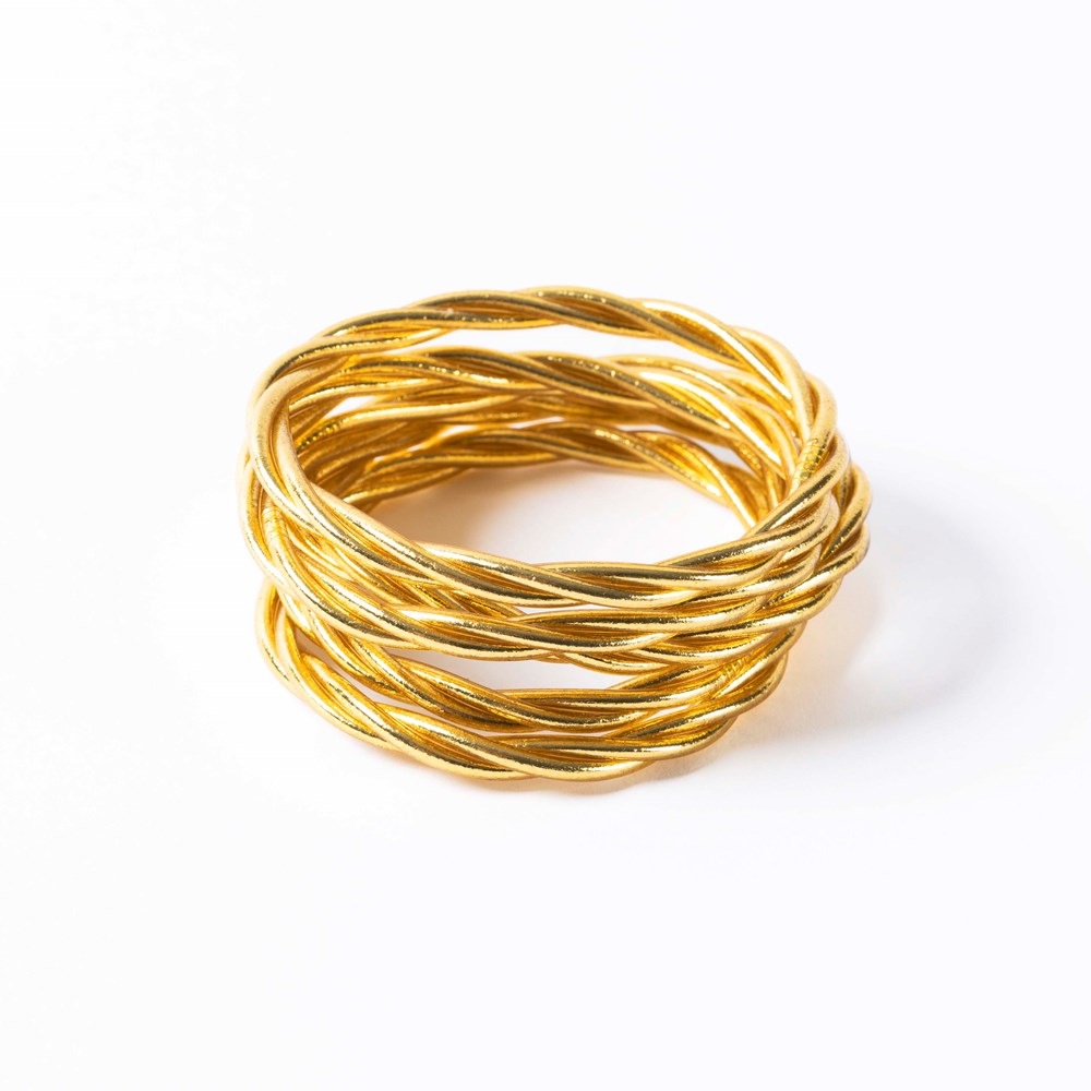 Buddhist Bangle Gold