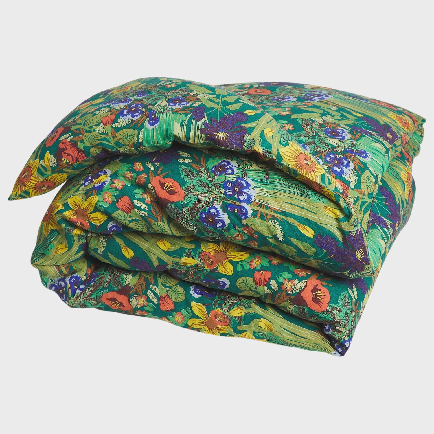 Babette Linen Quilt Verdant