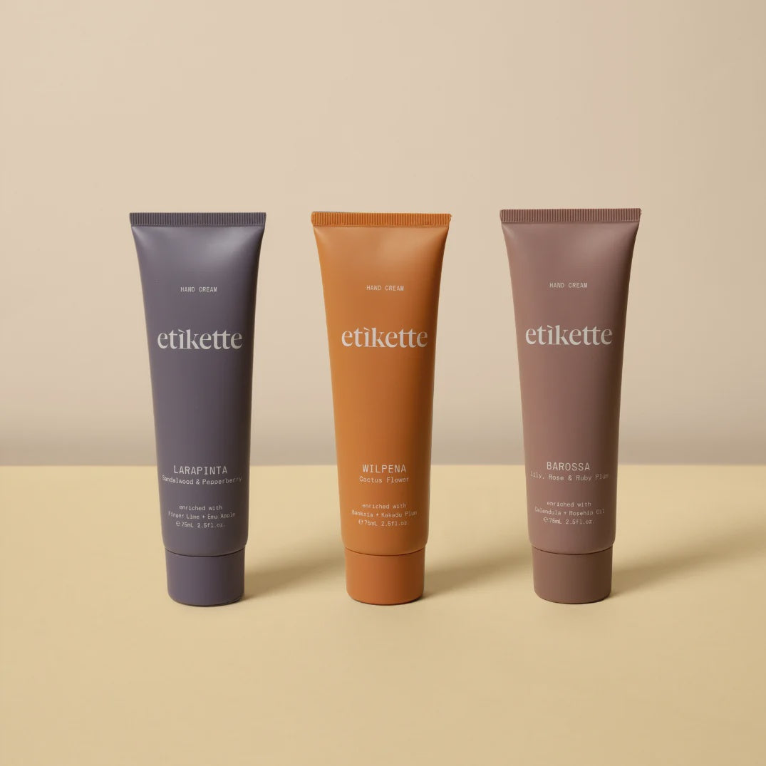 etikette Hand Creams