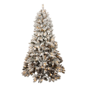 Christmas Tree Flocked Pine Snow 215cm