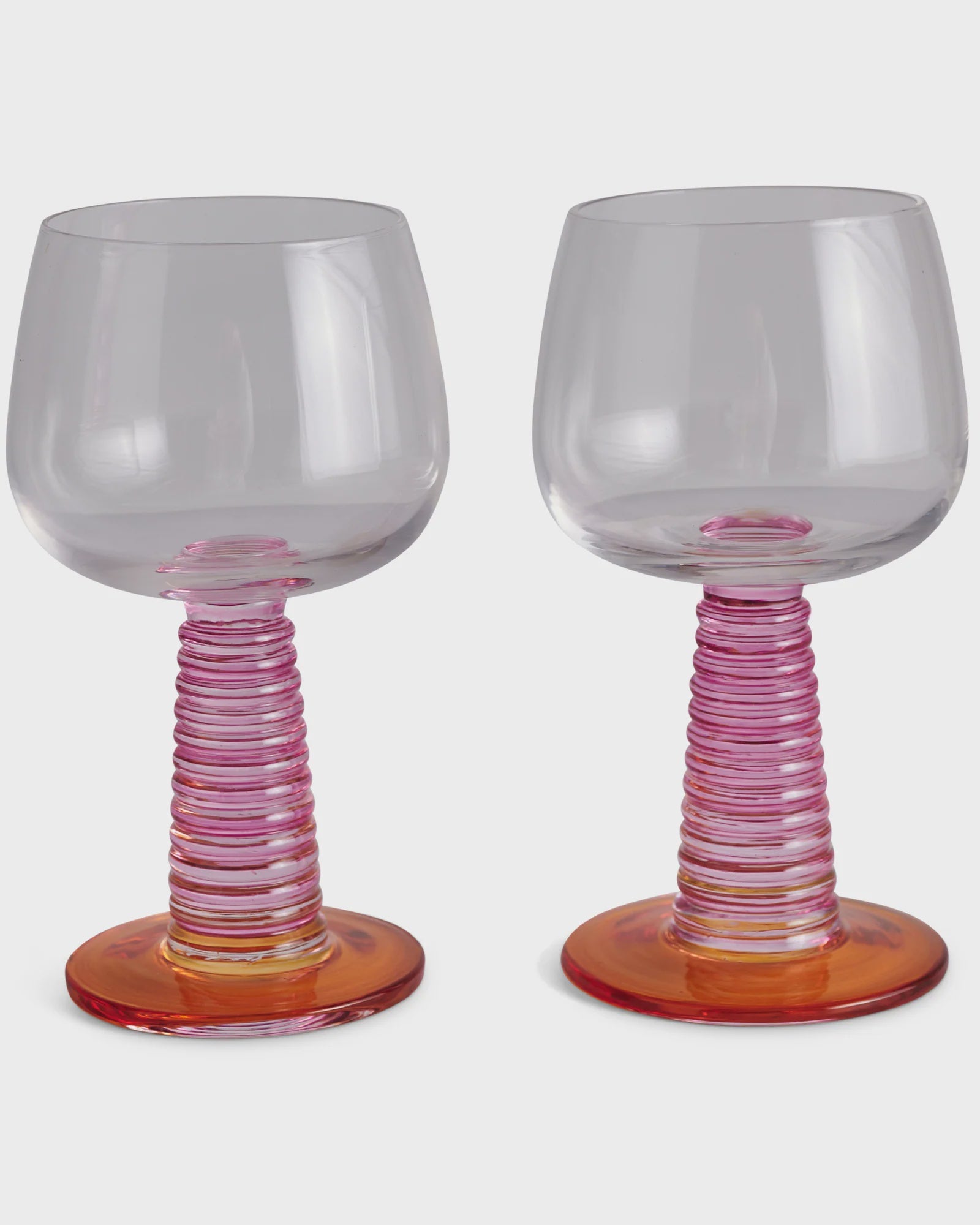 Sunset Stalk Wine Glass Set 2