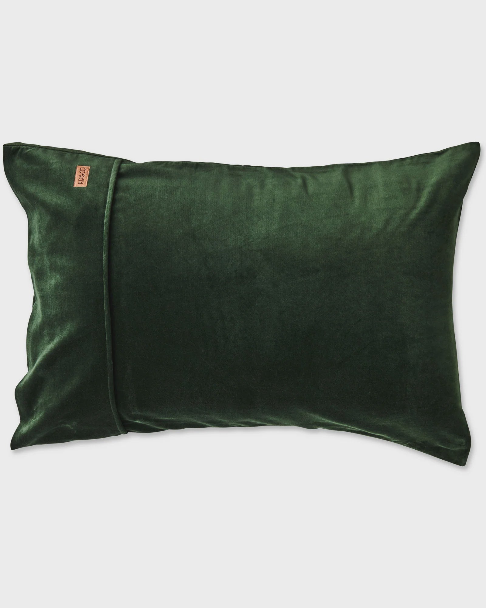 Pillowcase Velvet Kombu Green Set 2