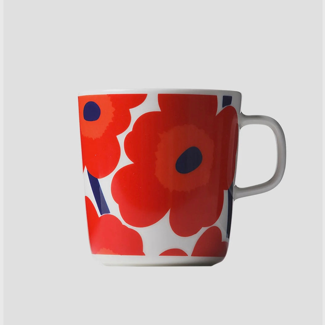 Mug Oiva Unikko Red 4dl