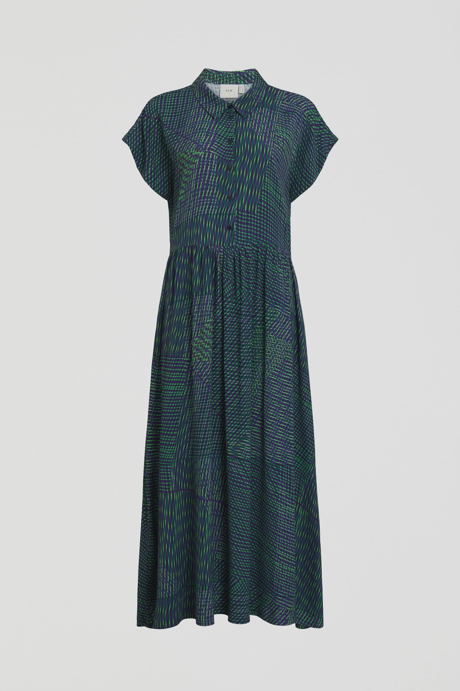 Pemma Dress Lineal Print