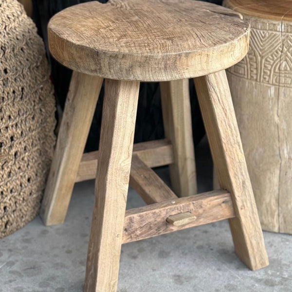 Rustic Stool Table - Exotiq Homewares