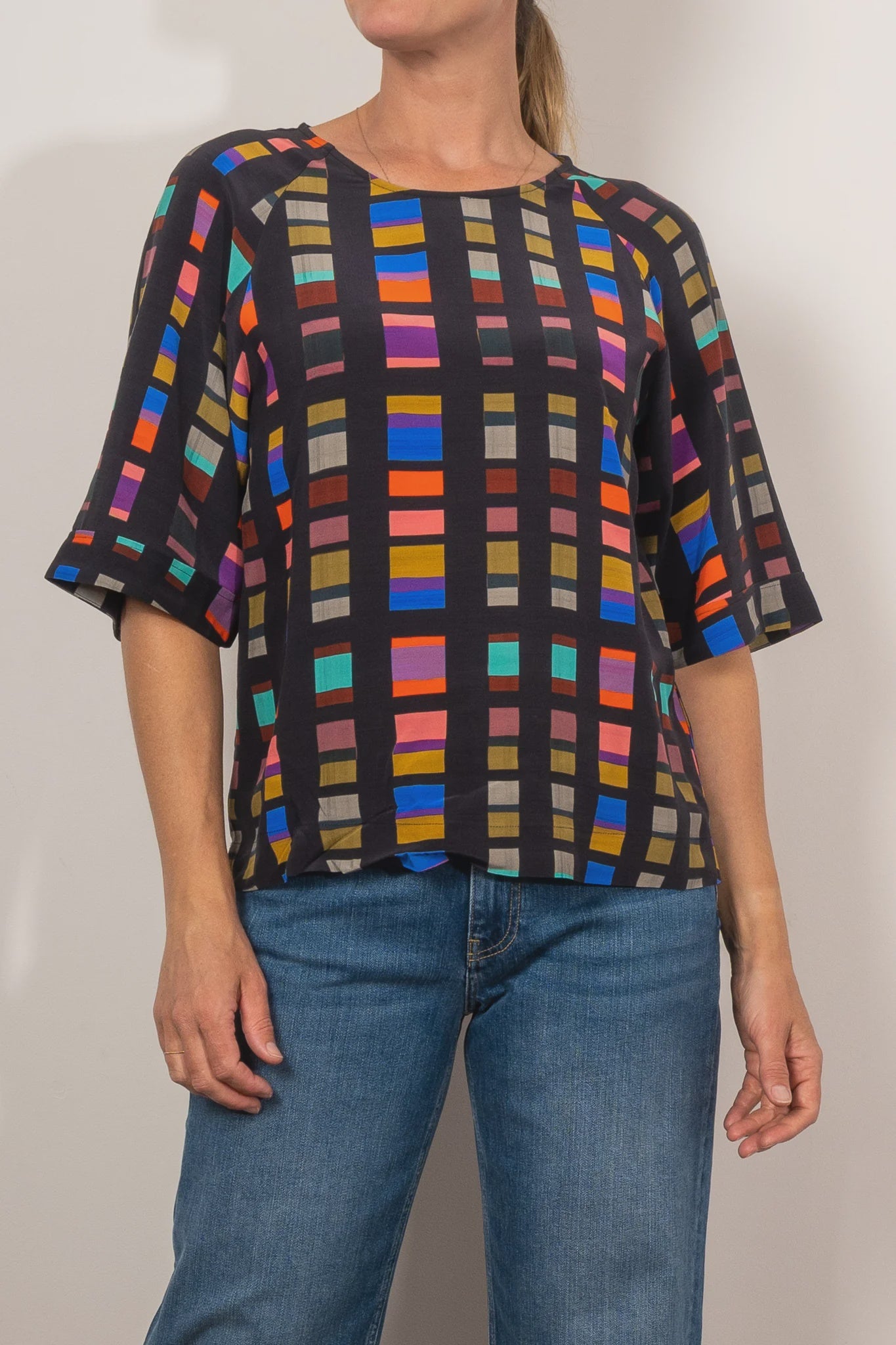 Malo Top Tessela Print