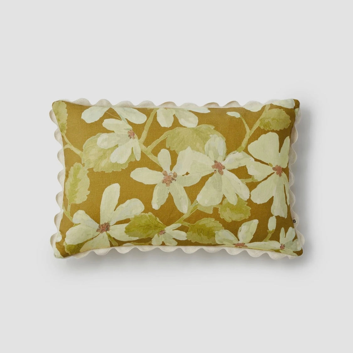 Cushion Violet Mustard