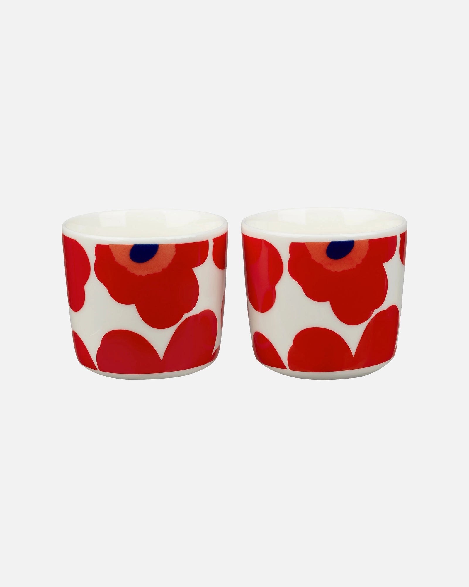 Mug Unikko Set 2 White Red 2dl