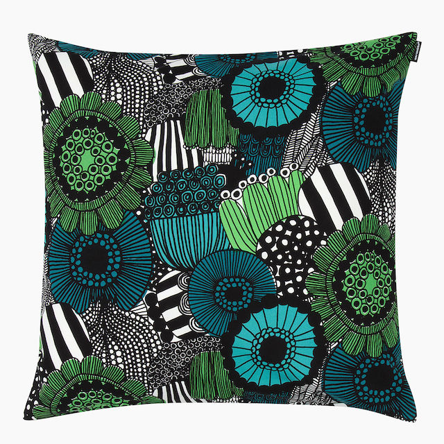 Cushion Siirtolapuutarha Green White