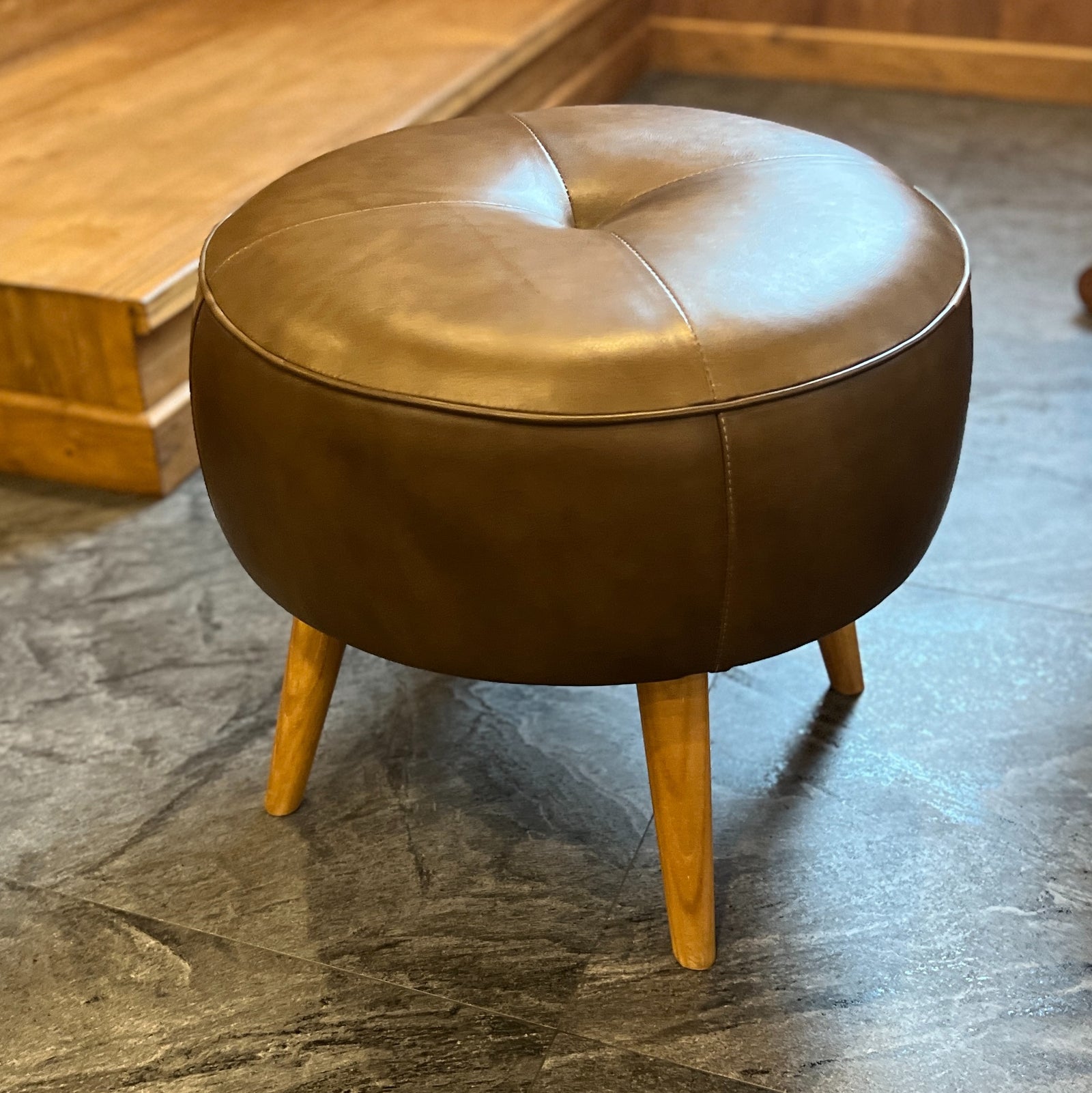 Ottoman Faja  Tea Leather