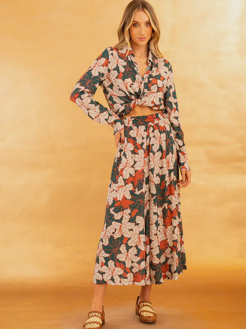 Pant Boho Peacock Blue