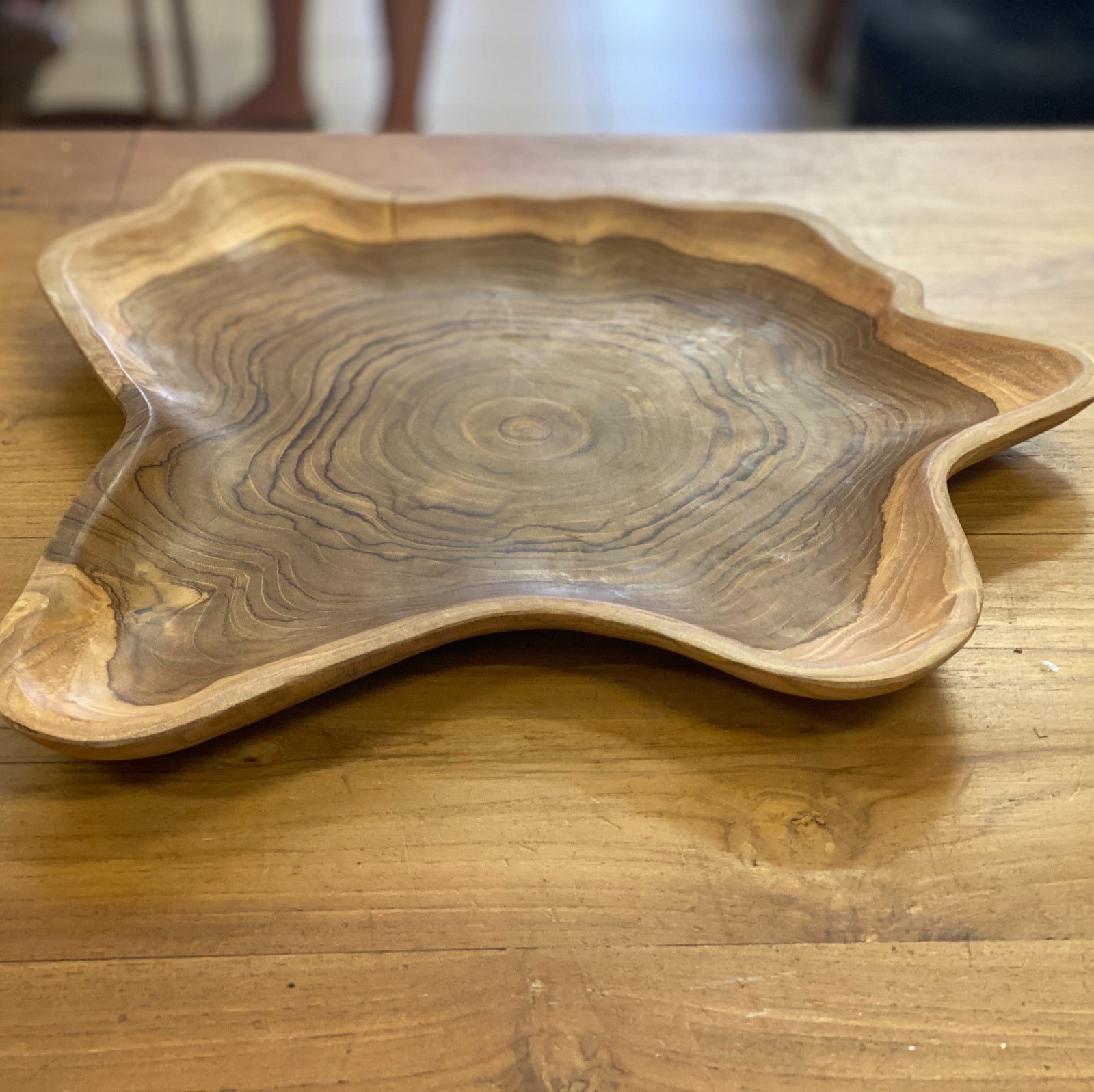 Plate Odd shape Teakwood