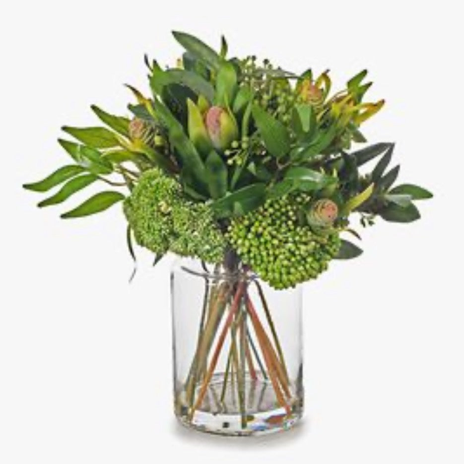 Protea Leucadendron Mix in Vase