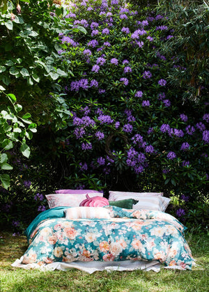 Quilt Cover Linen Peony