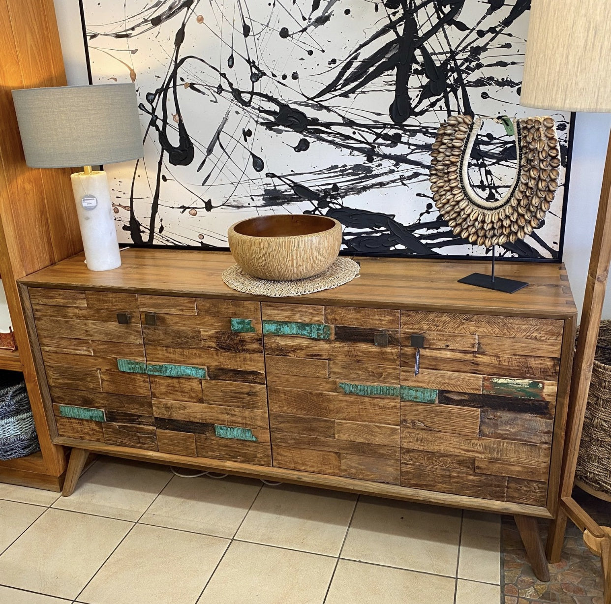 Buffet Recycled Wood Pieces