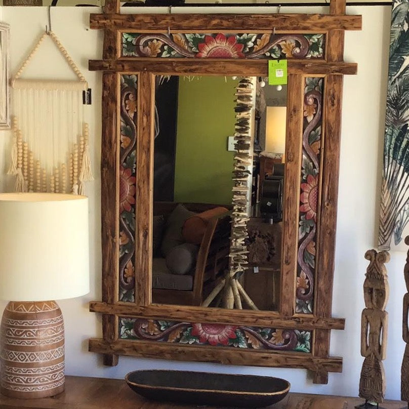 Mirror Carved Flower 100 x 140cm