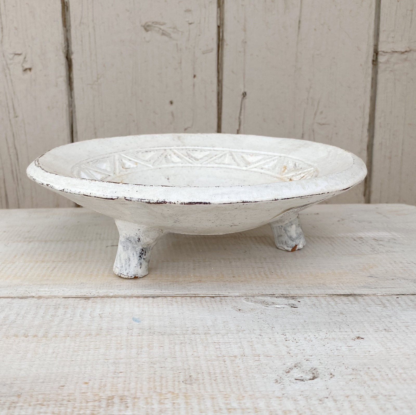 Plate Pottery Round with Feet