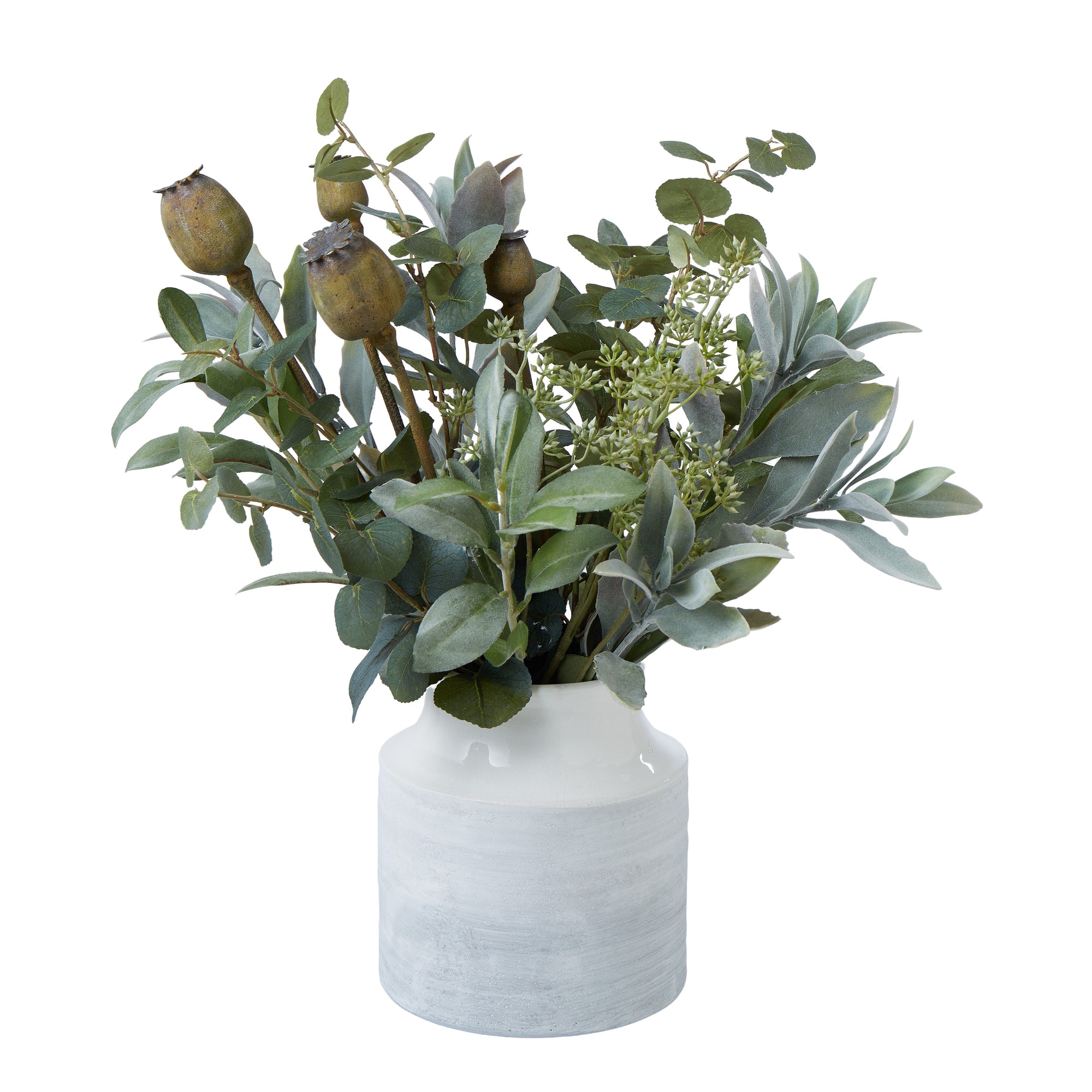 Vase with Foliage 43cm