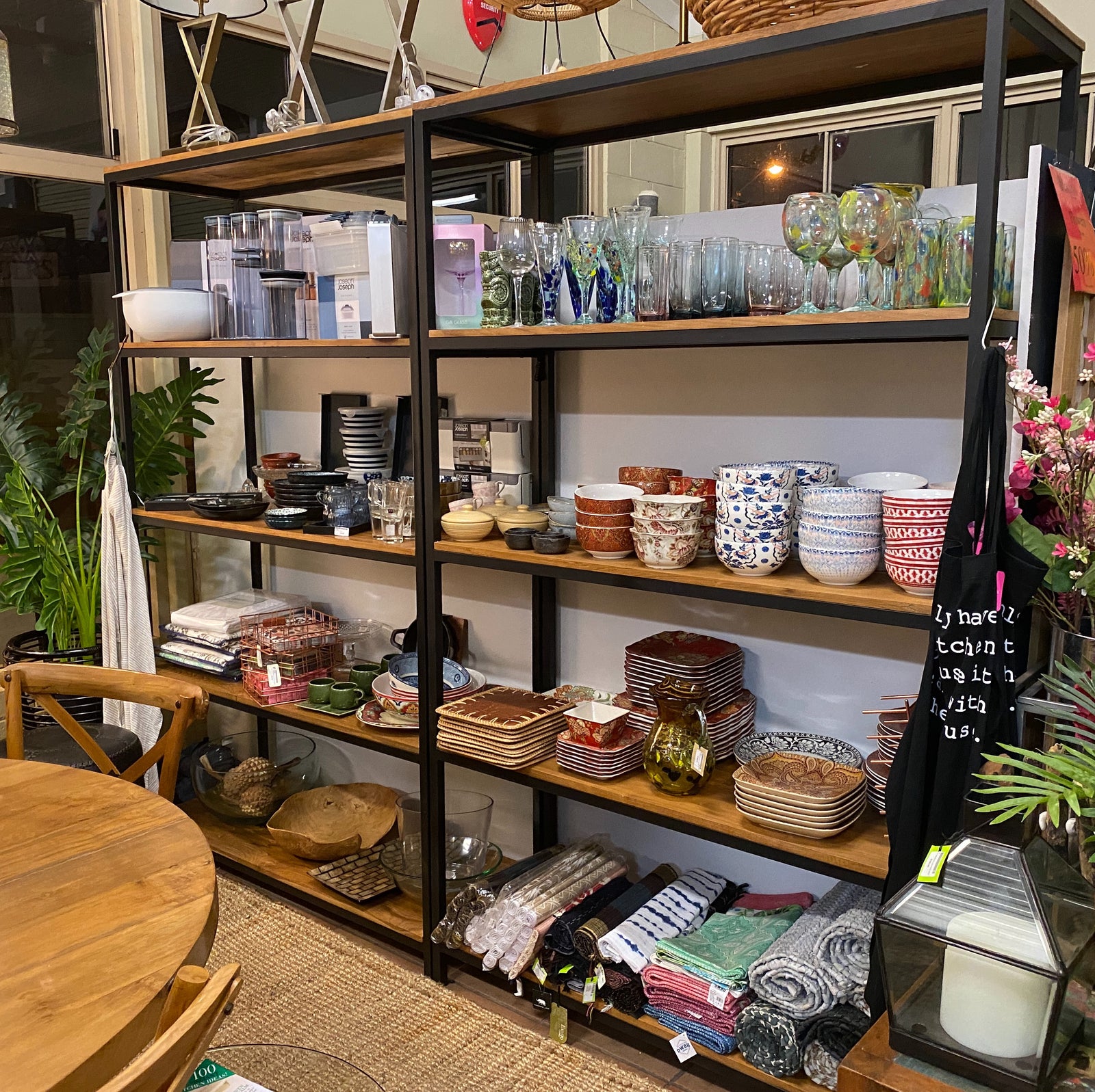 Bookcase Metal Frame 120x45x200cm