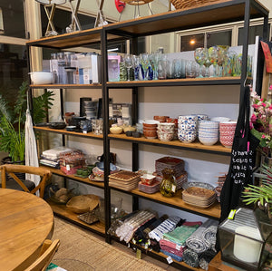 Bookcase Metal Frame 120x45x200cm