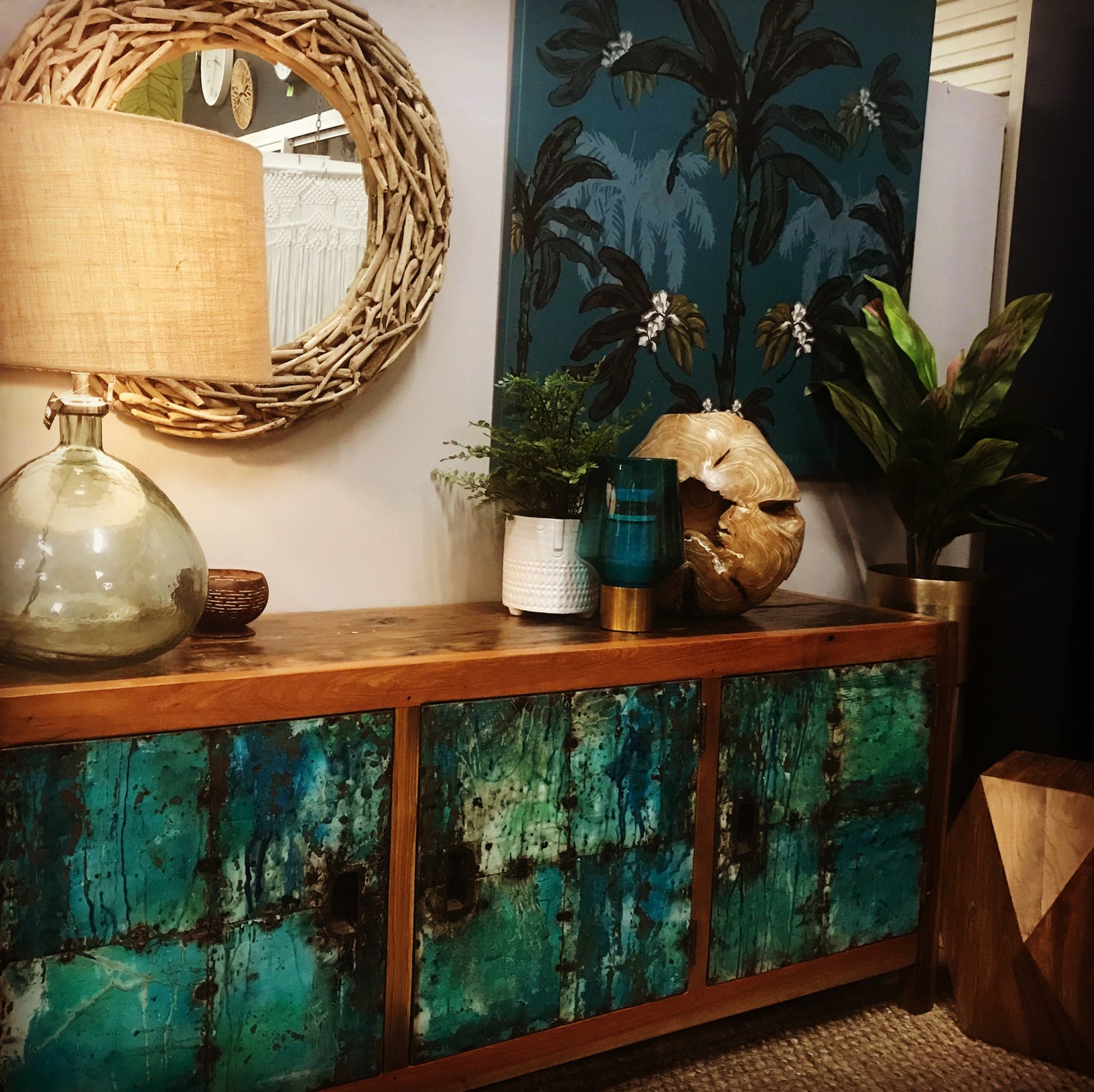 Console 3 Door Metal