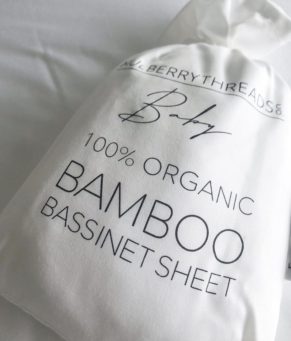 Bamboo Bassinet Fitted Sheet Set